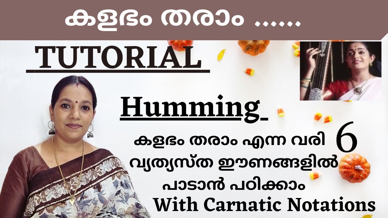 Kalabham tharaam Tutorial Malayalam Melody Learn to sing