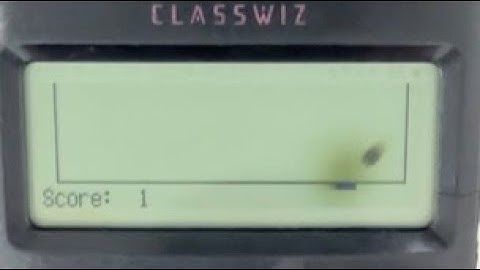 Hướng dẫn cách làm game Ping Pong trên máy tính casio 580 👍