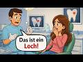 Simple German Conversations for Beginners | German Dialogues about Health (A1-A2)