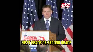 Gov. Ron DeSantis speaks on gender discussions in schools