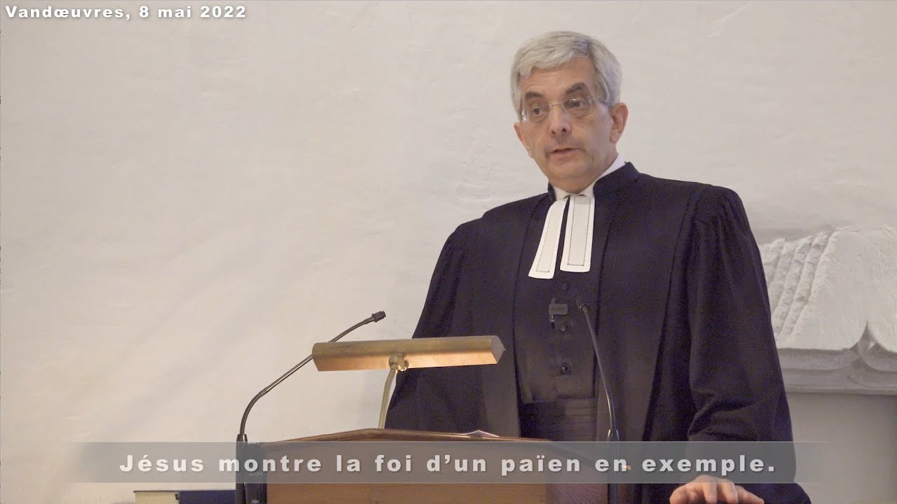 Jésus montre la foi d'un païen (un centurion) en exemple (Matthieu 8:5-13)