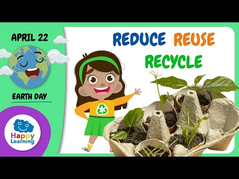 Reduce, Reuse and Recycle, to enjoy a better life | Educational Video for Kids.