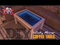 Diy infinity mirror coffee table