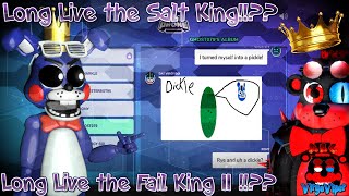 LONG LIVE THE FAIL KING II!!?? LONG LIVE THE SALT KING!!?? || Gartic Phone Funny Moments
Well, we may have new royalty here ._.
People in the video:
Aaron: (ajmarkle)
https://www.youtube.com/channel/UCM6RD7qCFQQTKgdwTKeuhyA
Michael: (Ghost Rider 079)
https://www.youtube.com/channel/UCf5PO5MftsqIgiY_PPzN-Fg?
Logan: (SAUVESTERbot 95)
https://www.youtube.com/channel/UCLyMqrIugVIweupAPUR1cRQ?
Romy: (Its Romy)
https://www.youtube.com/channel/UCvTfmf249RdZ5cOzkdJLK9g/featured
Rye: (Rye-Rye99)
https://www.youtube.com/channel/UCXr5-qGuB_iiAkvO2uyq7ig
Background Music by Kevin Macleod
Intro Music: Rise Up by TheFatRat
Outro Music: Close to the Sun (Instrumental) by TheFatRat
#GarticPhone, #DFCVirgoViper, #ajmarkle, #GhostRider079, #SAUVESTERbot95, #ItsRomy, #RyeRye99 LONG LIVE THE FAIL KING II!!?? LONG LIVE THE SALT KING!!?? || Gartic Phone Funny Moments