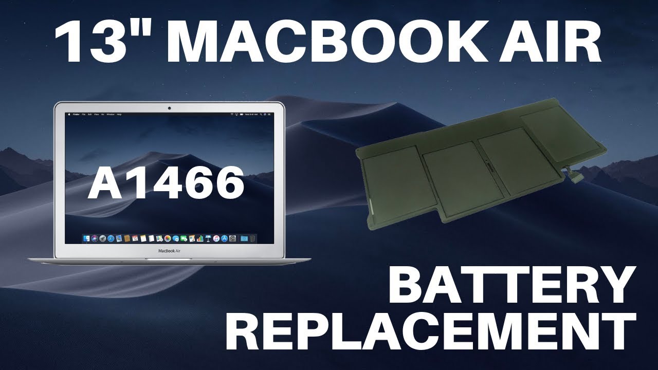 TUTO BestinMac Batterie  Comment remplacer la Batterie A1496 du Macbook Air  13″ A1466 (2013/2017)? 