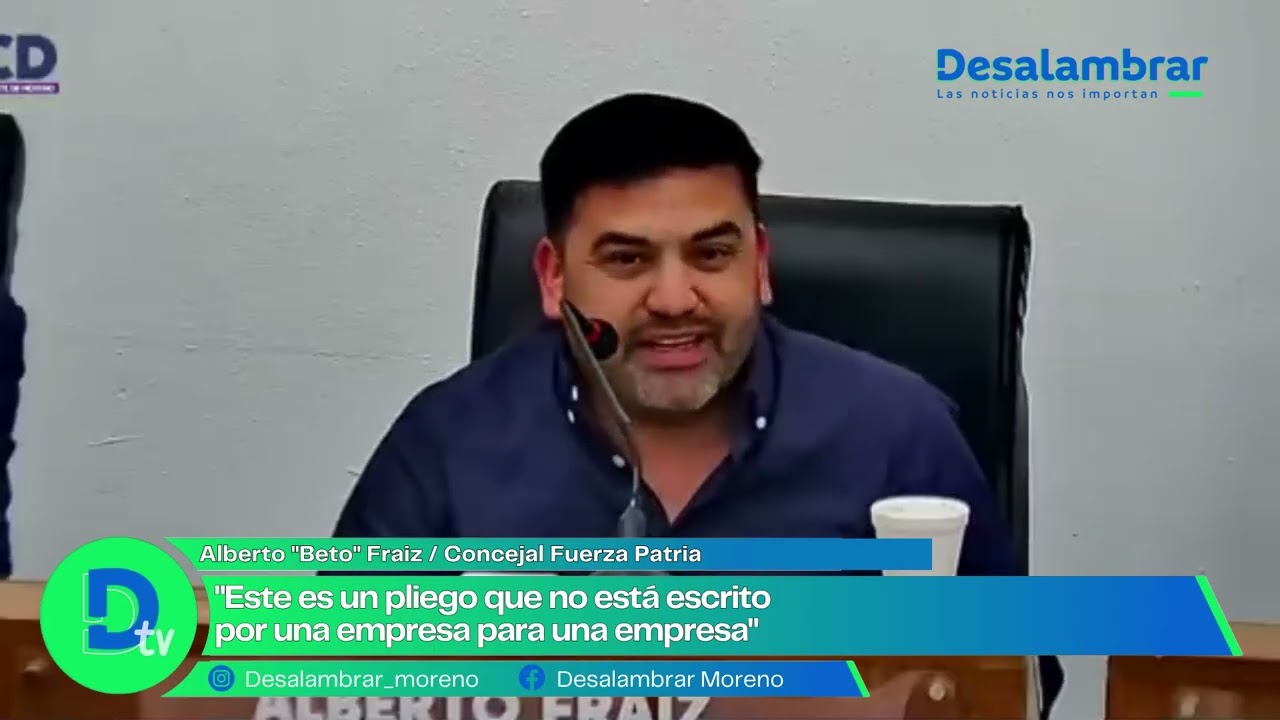 "Este es un pliego que no está escrito por una empresa para una empresa"