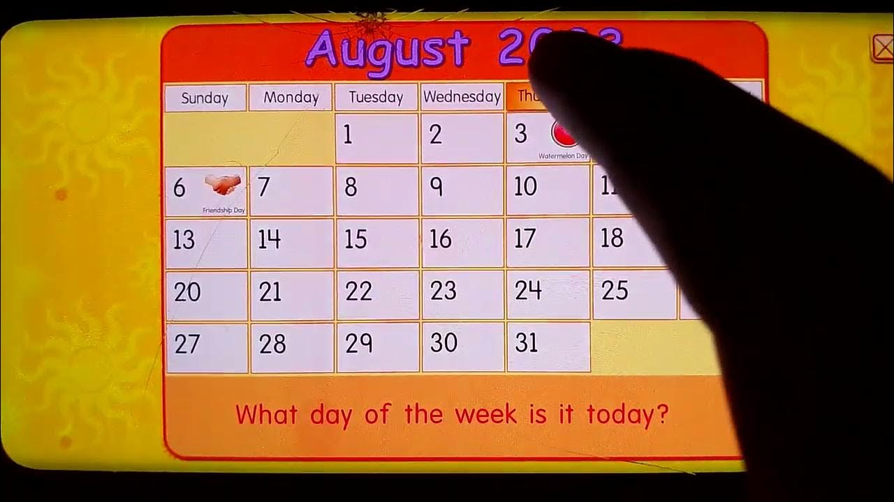 Starfall: The "August 17, 2023" Calender - YouTube