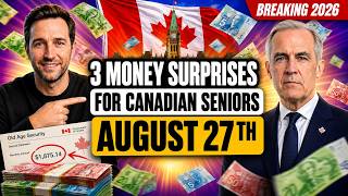🎉 GREAT NEWS for Canadian Seniors Starting August — 3 Money Updates You Need to Know About