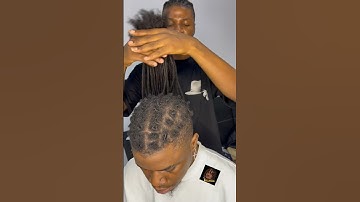 Installing 12 inches of locs Extension 🔥🔥🔥 #dreadlocks #dreads #hairstyles #locs  #explore