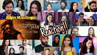 Kisi Ka Bhai Kisi Ki Jaan Trailer Reaction Mashup | Salman Khan, Venkatesh D, Pooja Hegde