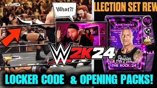 *LOCKER CODE INSIDE* NEED TO UNLOCK PERSONA ROCK & INSANE GAMEPLAY | WWE2K24 MyFACTION