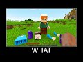 Minecraft wait what meme part 313 realistic minecraft Lego movie