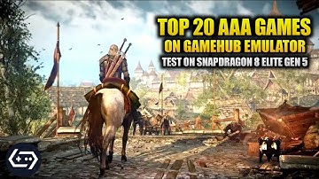 20 Games Tested on Snapdragon 8 Elite Gen 5 | Gamehub Emulator Power Benchmark