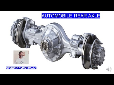 Automobile rear axle