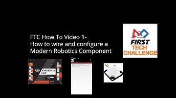 FTC How To: Wire/Configure a Modern Robotics Component to a REV Expansion/Control hub