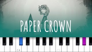 Paper Crown ~ Alec Benjamin (piano tutorial)