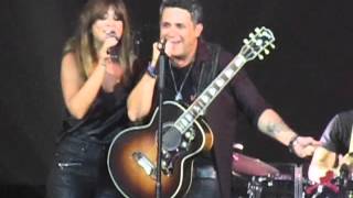 Video thumbnail of "Alejandro Sanz y Vanesa Martín "Quisiera ser" en Madrid"