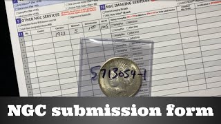 How to fill out NGC coin submission form - cliff notes version screenshot 4