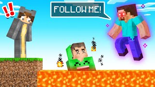 Playing SIMON SAYS with HEROBRINE in Minecraft!