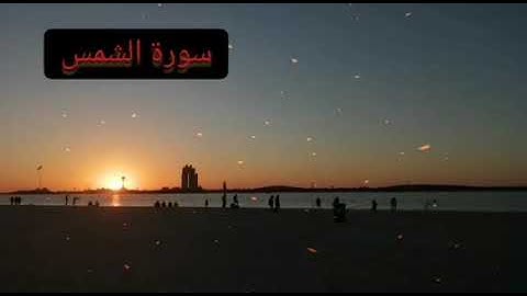 تلاوة خاشعة لسورة الشمس 🤲🤲