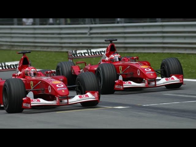 Austrian Grand Prix 2002: Schumacher and Barrichello 