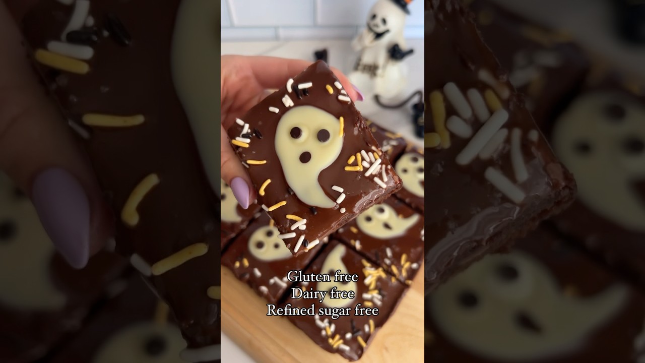 Cosmic Brownie Style Ghost Brownies! 👻🍫