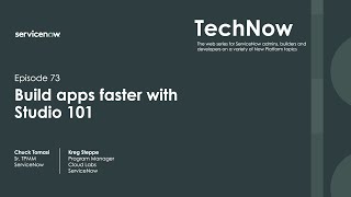 TechNow Ep 73 | Build Apps Faster with Studio 101 screenshot 1