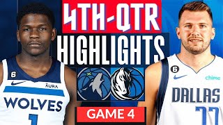 Minnesota Timberwolves vs. Dallas Mavericks - Game 4 Highlights 4th-QTR | WCF | 2024 NBA Playoffs