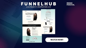 Build a LIVE Funnel in ClickFunnels 2.0!