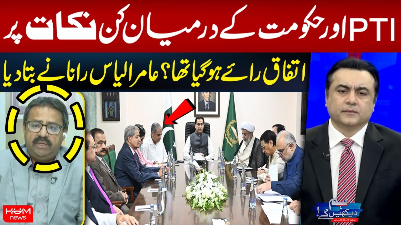 PTI & Government | Which Points Did Both Sides Agree On? | Amir Ilyas Rana Reveals