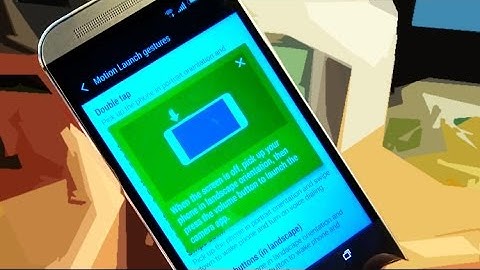 HTC ONE M8 MOTION Controls Gestures Tips
