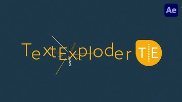 TextExploder V3 for After Effects