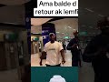 Ama baldé de retour au Sénégal accueilli par Fadam 🤔 #shortvideo