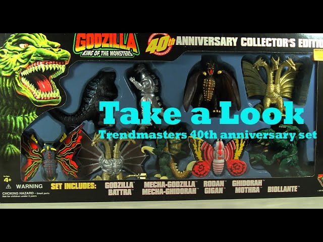 Take a Look: Trendmasters Godzilla 40th Anniversary Set - YouTube