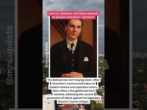 Video Paul Dano RESPONDS to Quentin Tarantino! ? Hollywood Feud #PaulDano