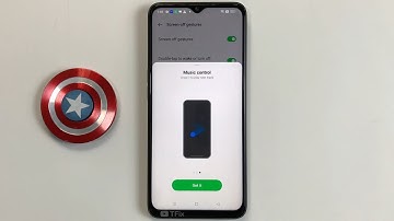 How to control music playback with gestures to switch songs on OPPO A57 Android 12