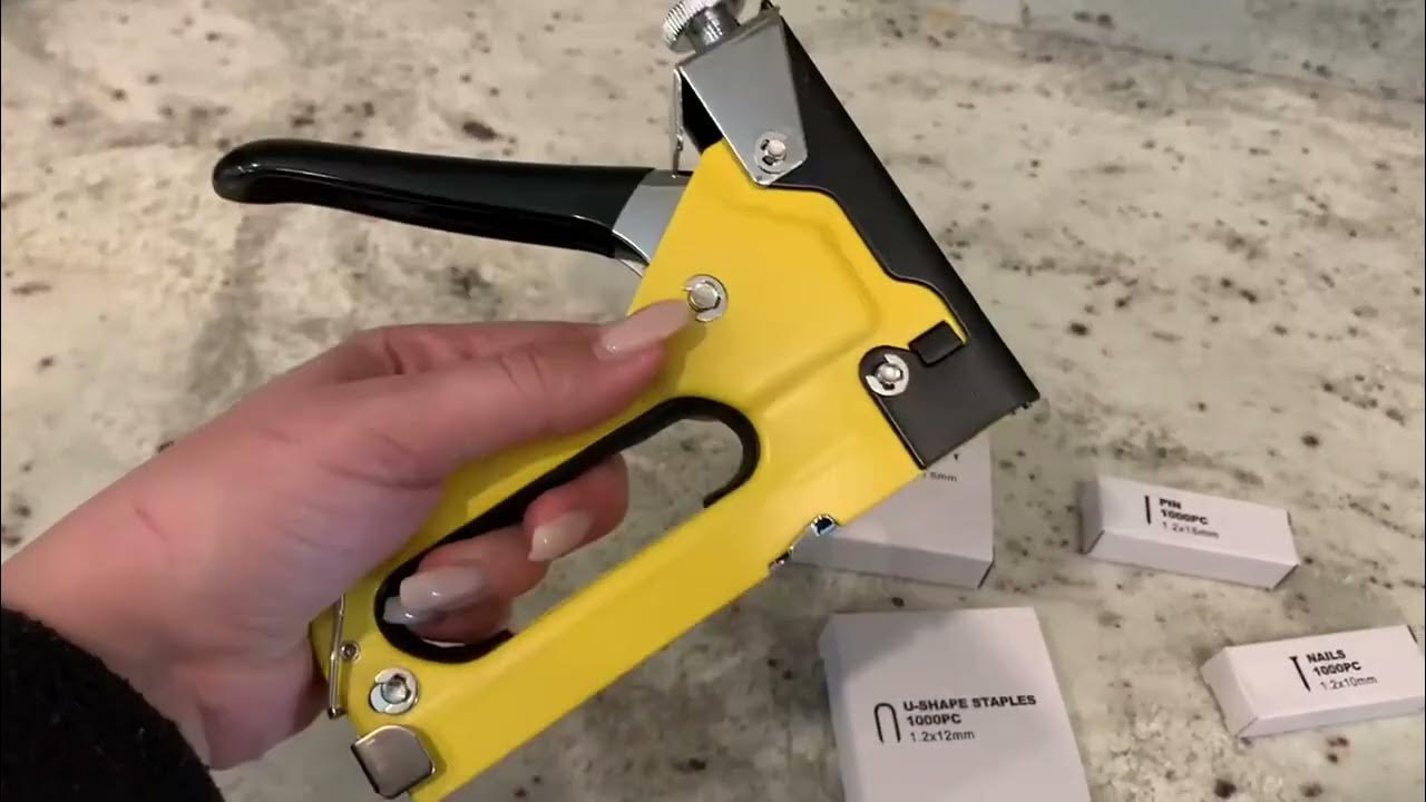 YEAHOME Upholstery Staple Gun Why I LOVE It YouTube