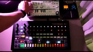 Daft Punk Around the World  Behringer Td-3 download free patterns bass line Dawless RD8 Analog Synth