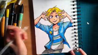 Marker Commission Example - Mystic Messenger Yoosung