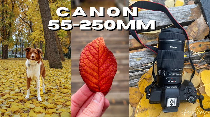 Canon 55 250 is ii review