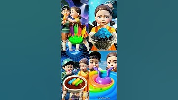 ❤️Squid Game AI Edible Slime ASMR 🍭🍫🍬#squidgame #squidgame2 #ai #asmr #squidgame3