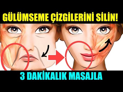 GÜNDE 3 DAKİKA BU MASAJI YAPARAK YÜZÜNÜZDEKİ GÜLME ÇİZGİLERİNİ SİLİN!