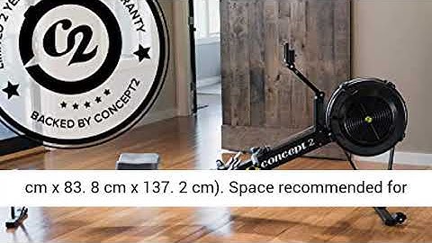 Concept2 Model D Indoor Rowing Machine with PM5 Performance Monitor, Black