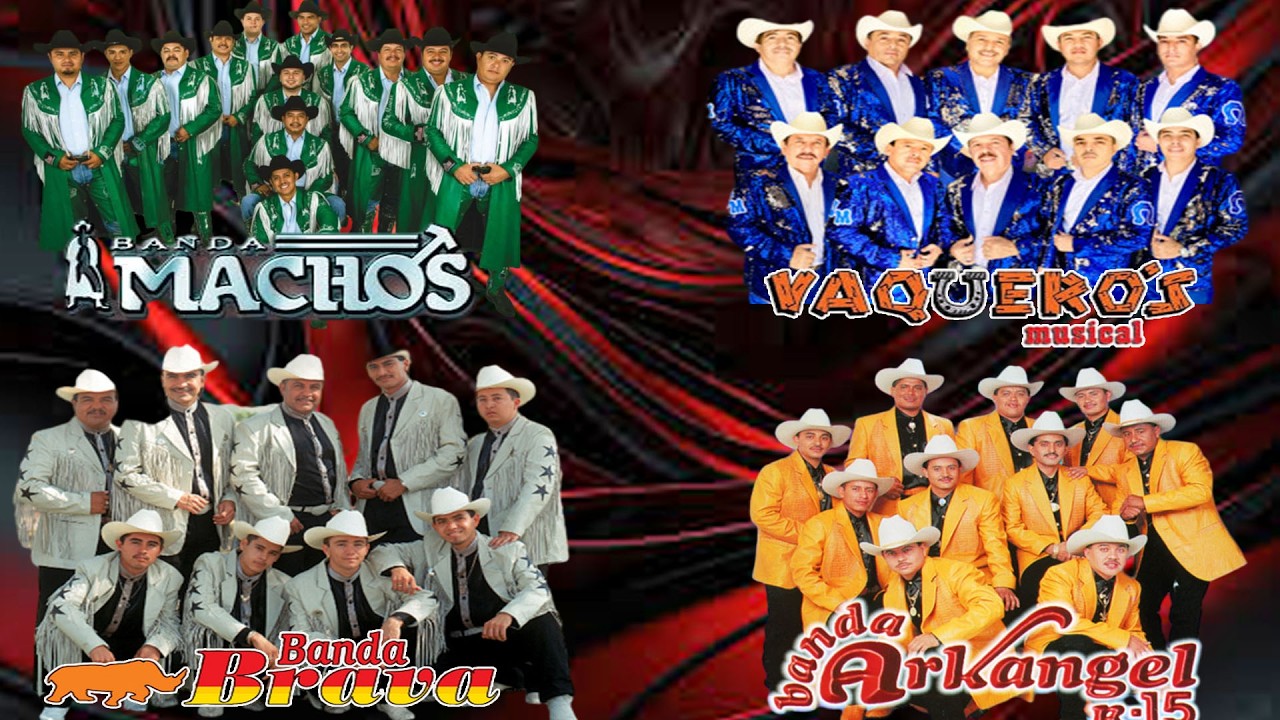lo Mejor De la Banda ✅ Arkangel R-15 & Banda Mach, Banda Brava y Vaqueros Musical