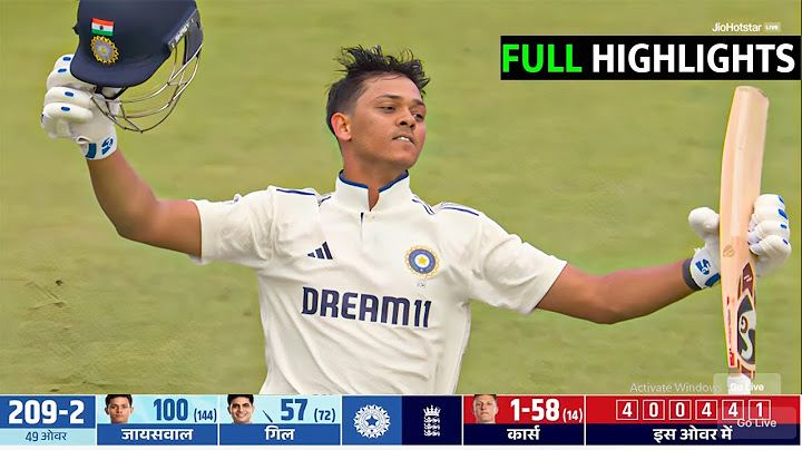 IND vs ENG 1st Test Day 1 Highlights 2025 | India vs England 1st Test Day 1 Highlights 2025, Jaiswal