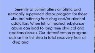 Serenity at Summit Detox Treatment