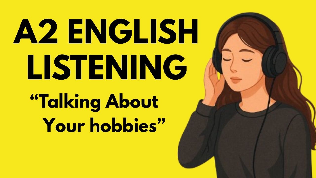 Easy English Conversation – Slow English Daily Practice | Talking About Your hobbies