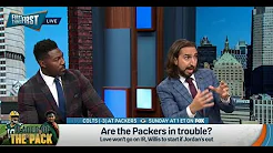 FIRST THINGS FIRST | Nick Wright CONFIDENT, Green Bay Packers Are In SERIOUS Trouble Without Love thumbnail