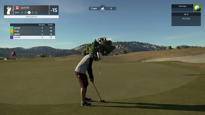 Michael Guglietti playing PGA TOUR 2K21