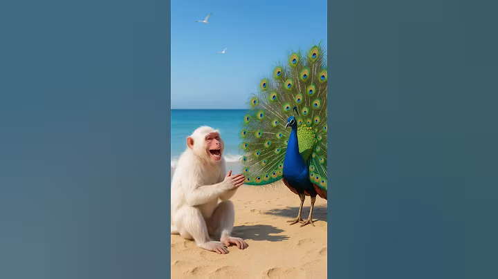 Poor Monkey Saved the Peacock, Then Lord Ram Saved the Monkey #ai #monkey #peacock